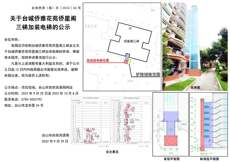 台自然资（规）示﹝2022﹞66号-关于台城侨雅花苑侨星阁三梯的公示.jpg